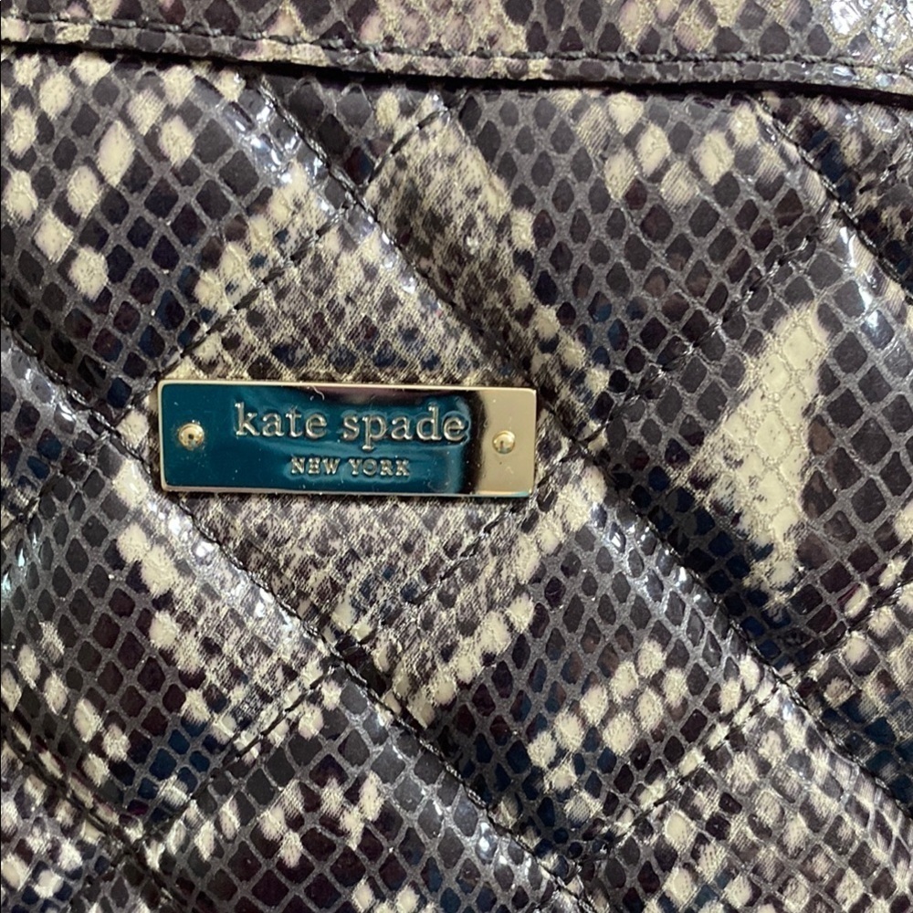Kate Spade Gold Coast Georgina Snakeskin Quilted Chain Strap - Picture 6 of 14